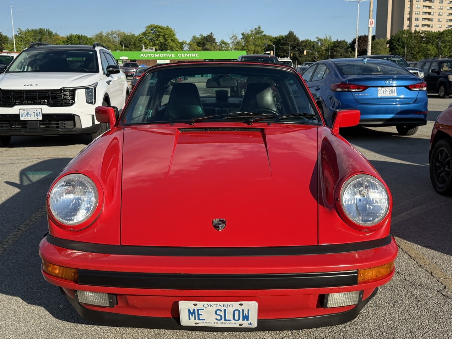 Porsche 911 Cabriolet with Fun Plate