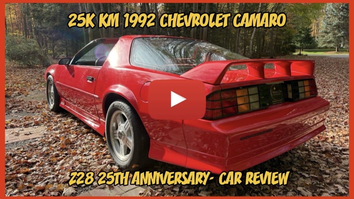 25K km 1992 Chevrolet Camaro Z28 25th Anniversary