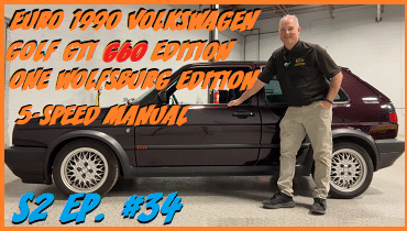 Euro 1990 Volkswagen Golf GTI G60 Edition One Wolfsburg Edition 5-Speed Manual