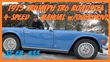 1975 Triumph TR6 Roadster 4-Speed Manual with Overdrive